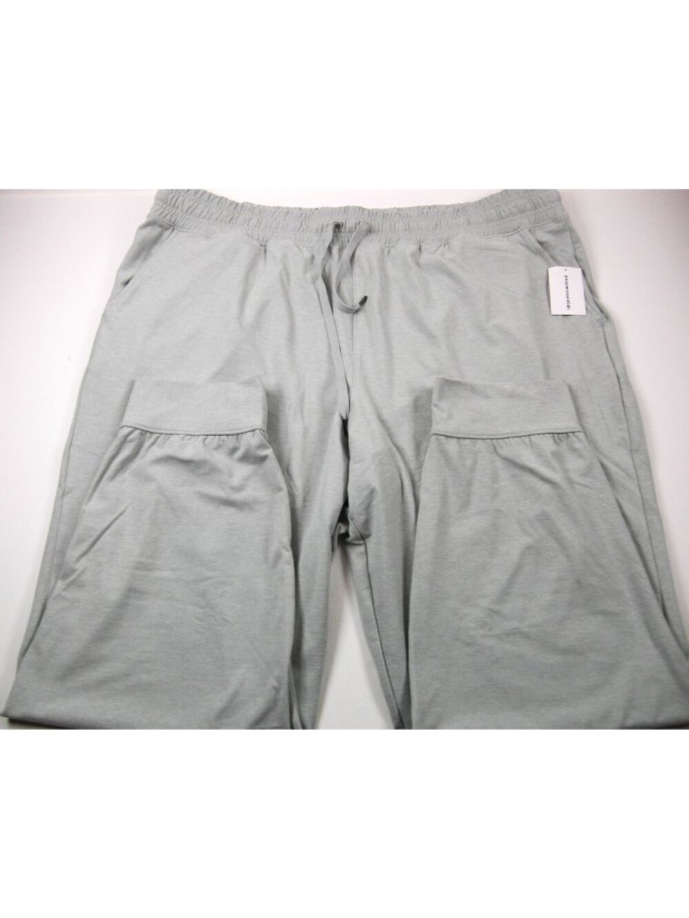 Men's Relaxed-Fit Fleece Joggers Drawstring Sweatpants & Pockets Gray Size XXL